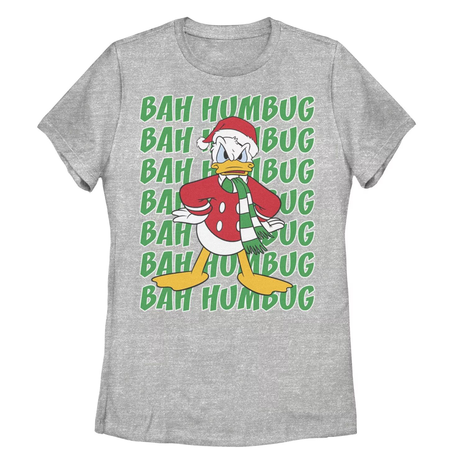 Рождественская футболка Disney's Donald Duck для юниоров Bah Humbug Licensed Character