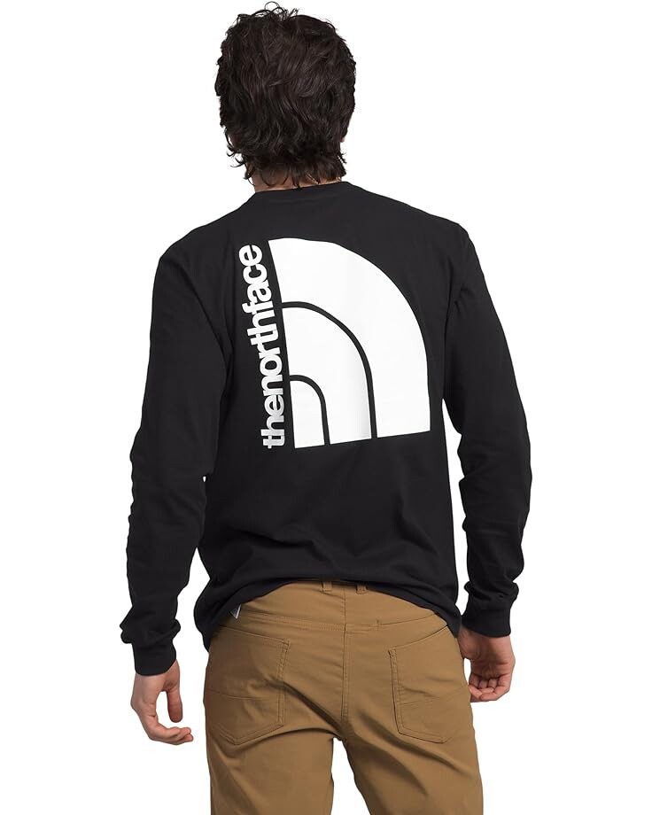 

Футболка The North Face Long Sleeve Jumbo Half Dome Tee, цвет TNF Black/TNF White