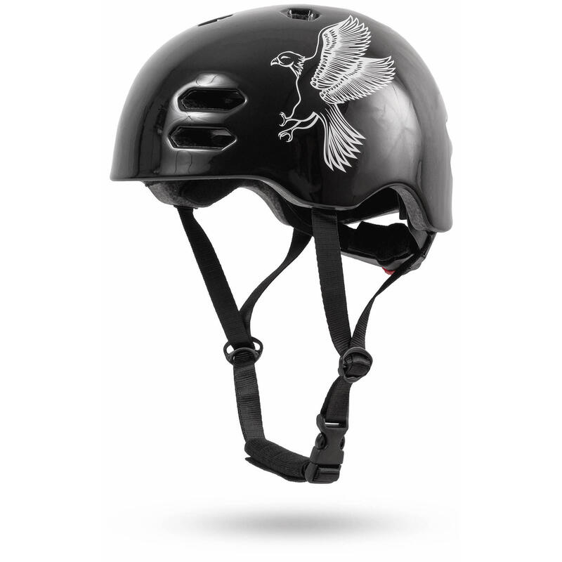Велосипедный шлем для детей от 6 до 10 лет размер S 53-55 см. Шлем с вращающимся кольцом. Prometheus Bicycles, цвет weiss
