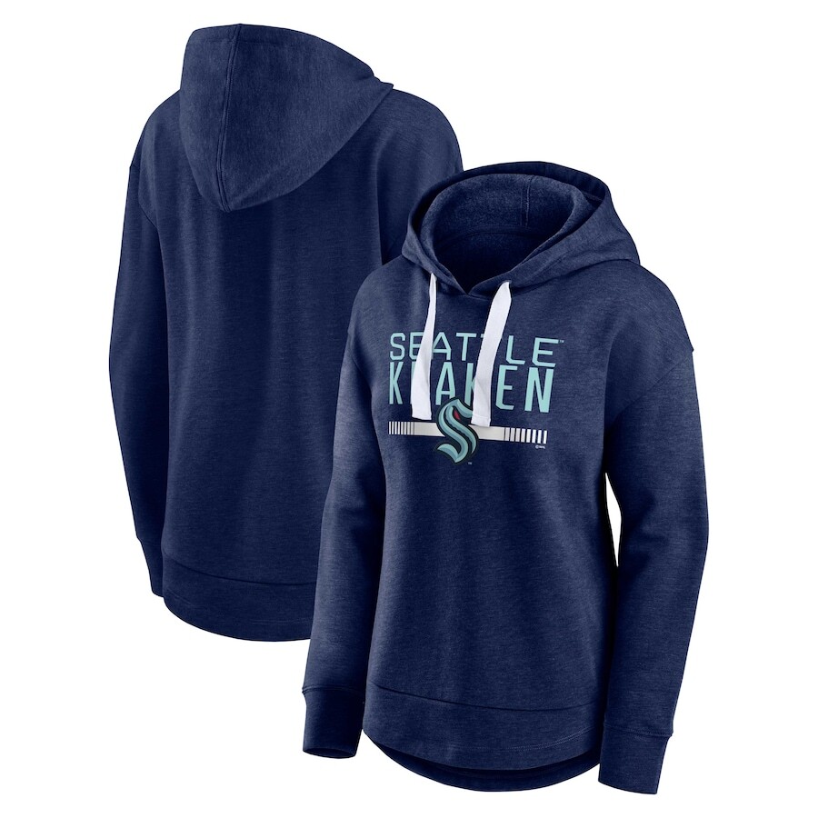 

Пуловер с капюшоном Fanatics Branded Seattle Kraken, синий