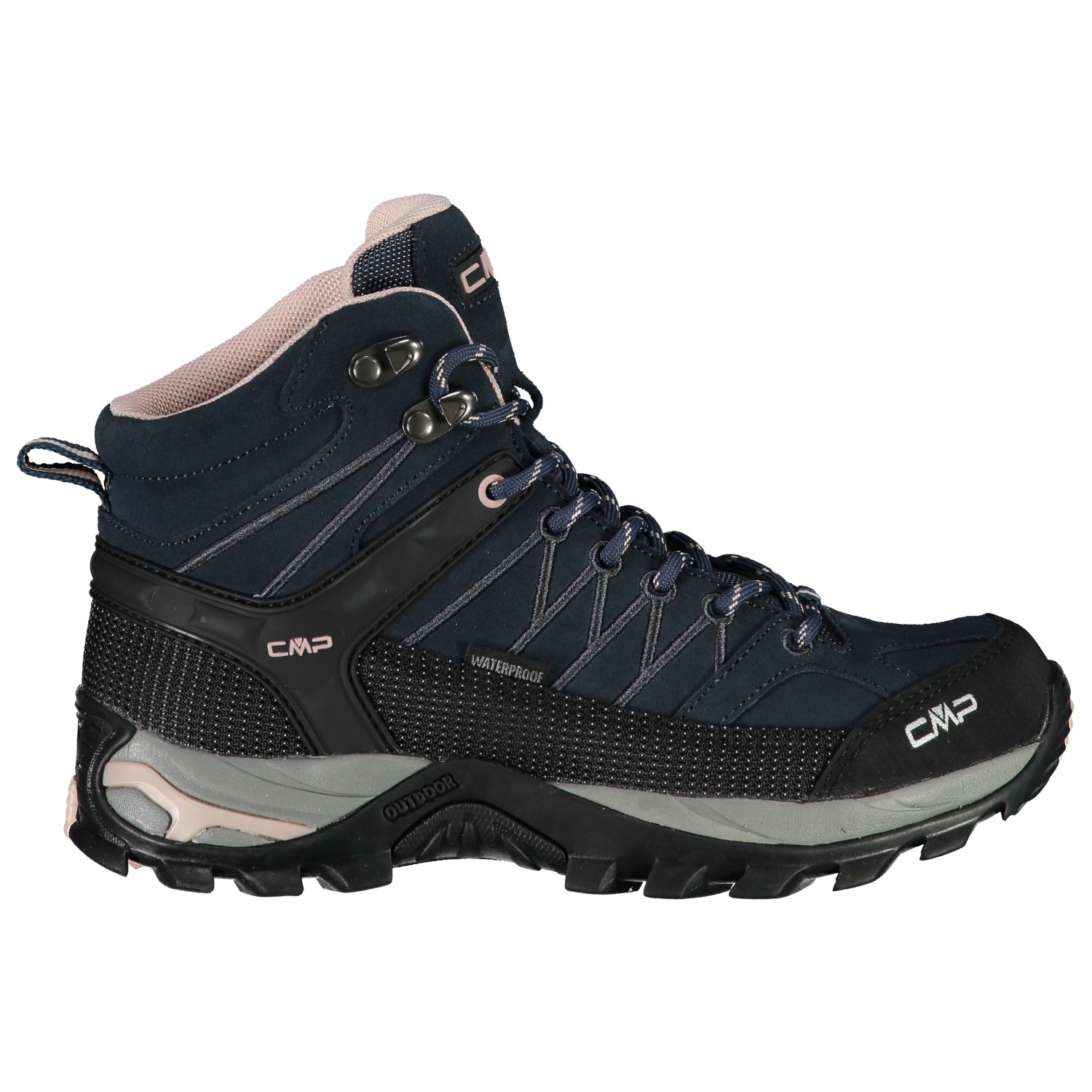 Ботинки для прогулки Cmp Women's Rigel Mid Trekking Shoes Waterproof, цвет Asphalt/Antracite/Rose