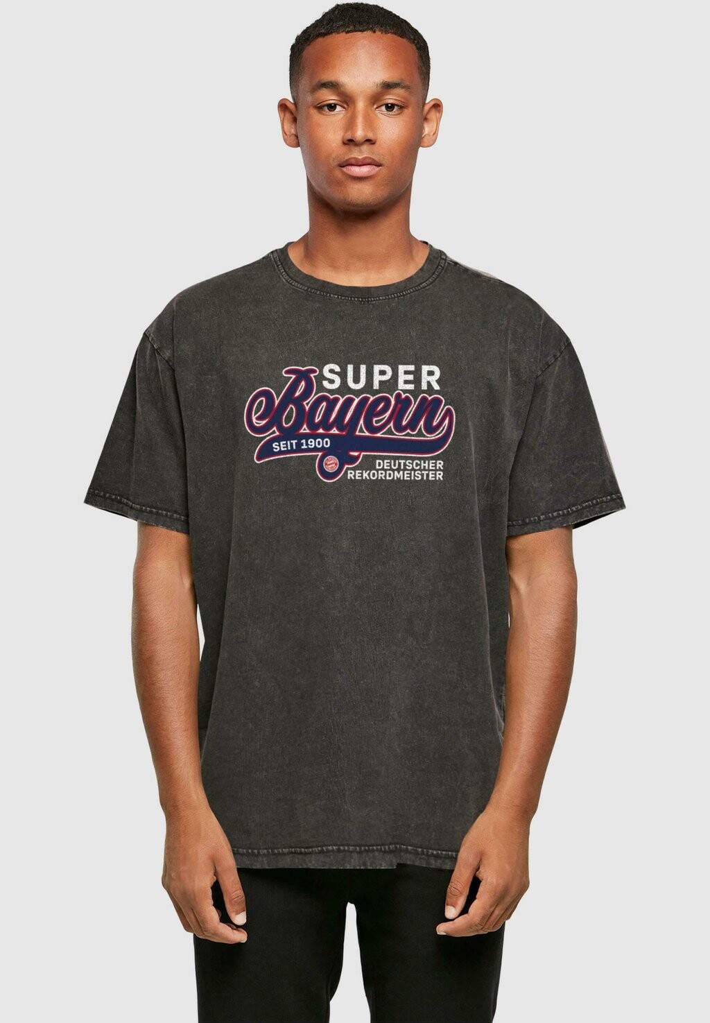 

Team Super Acid Washed Heavy FC Bayern München, черный