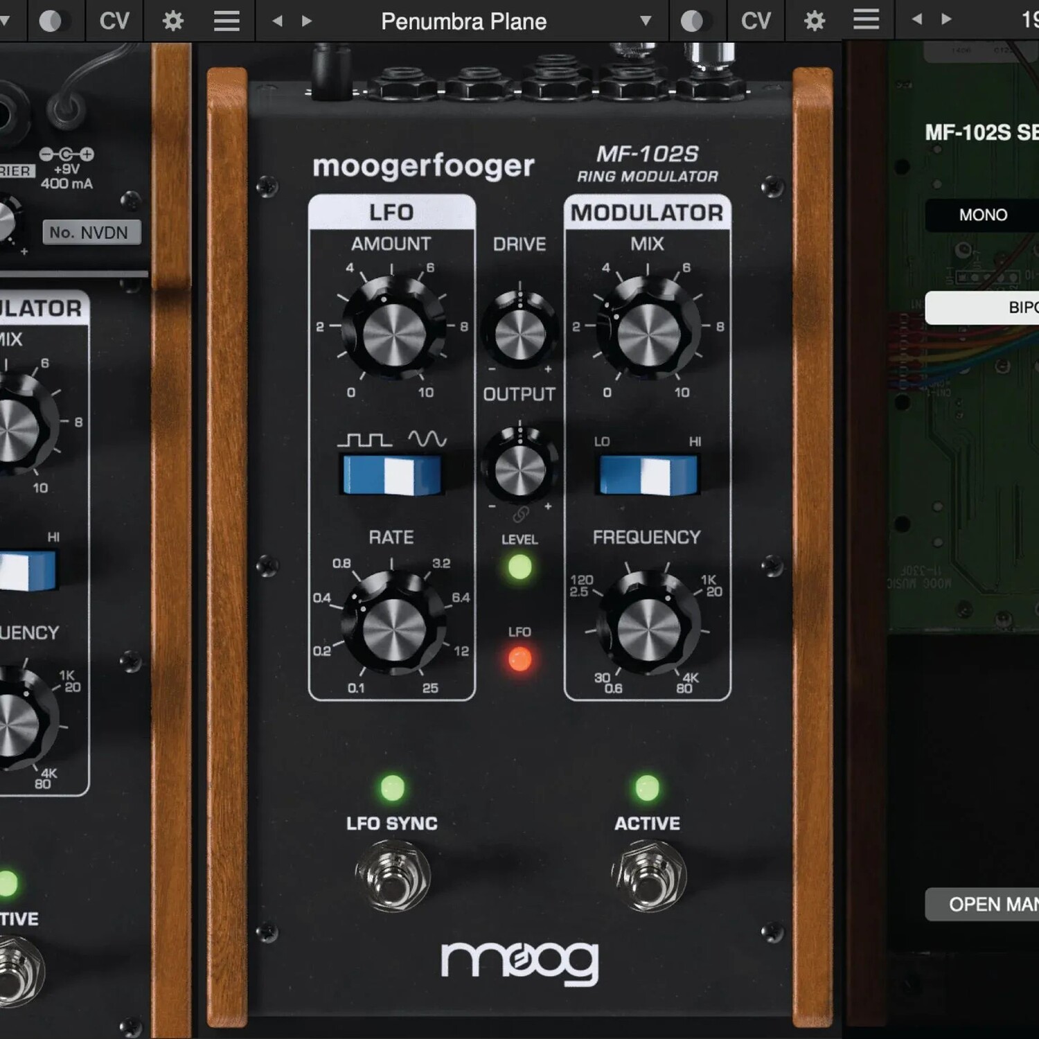 

Плагин кольцевого модулятора Moog MF-102S