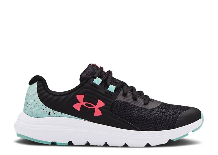 

Кроссовки Under Armour OUTHUSTLE PRINT GS 'BLACK WHITE', черный