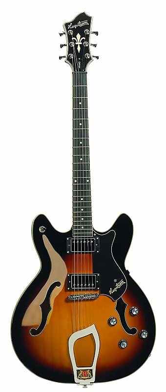 

Электрогитара Hagstrom VIK-TSB Viking Semi-Hollow Electric Guitar - TOBACCO SUNBURST