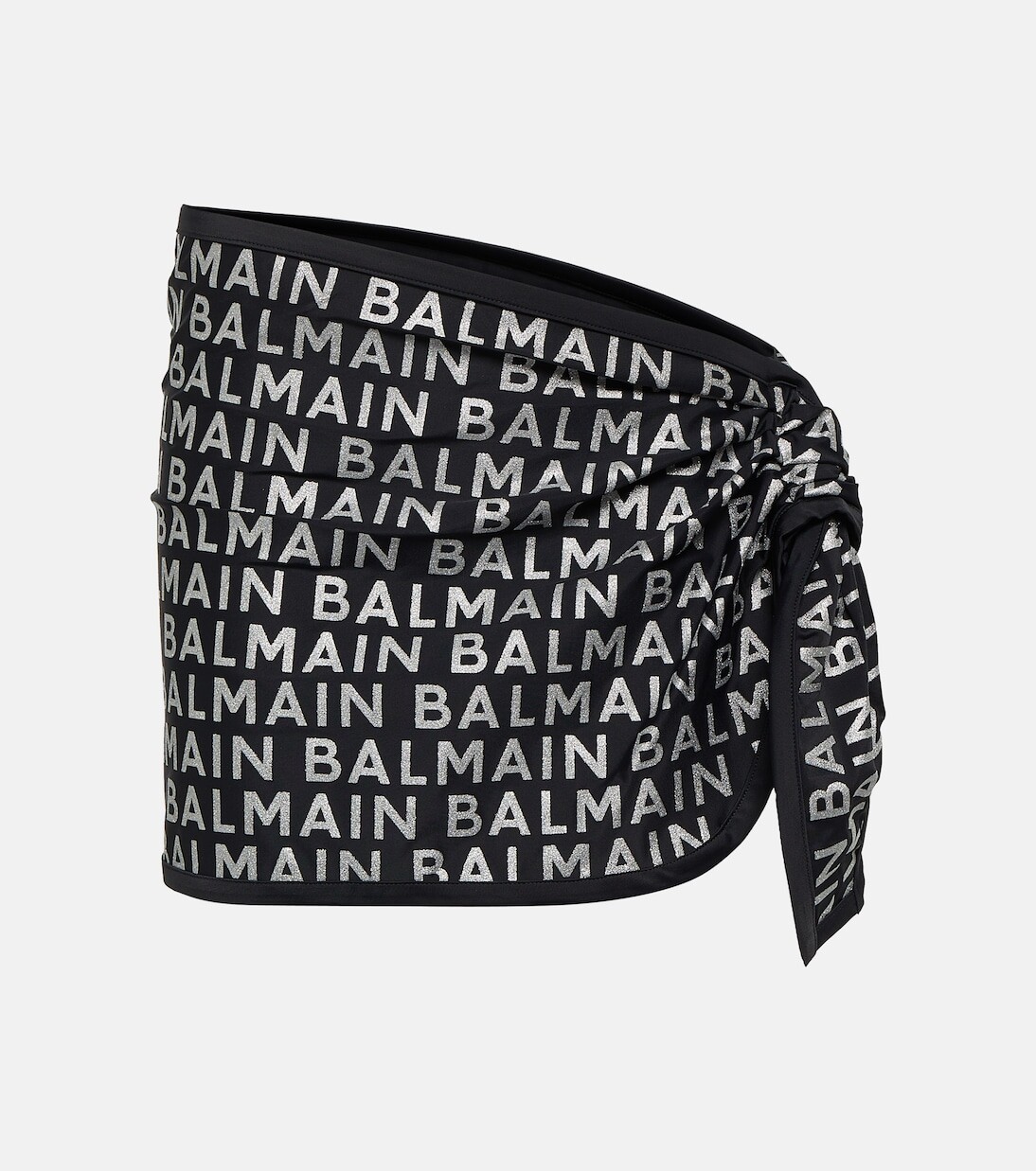

Пляжное платье с логотипом Balmain, мультиколор