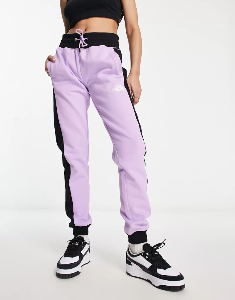 

Сиреневые флисовые джоггеры The North Face Icon