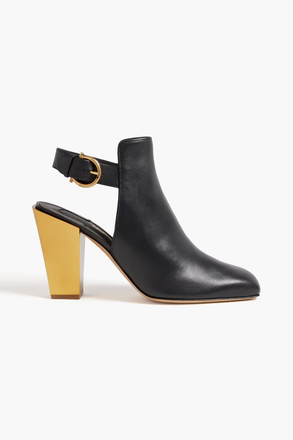 

Кожаные мюли Tovel Ferragamo, черный