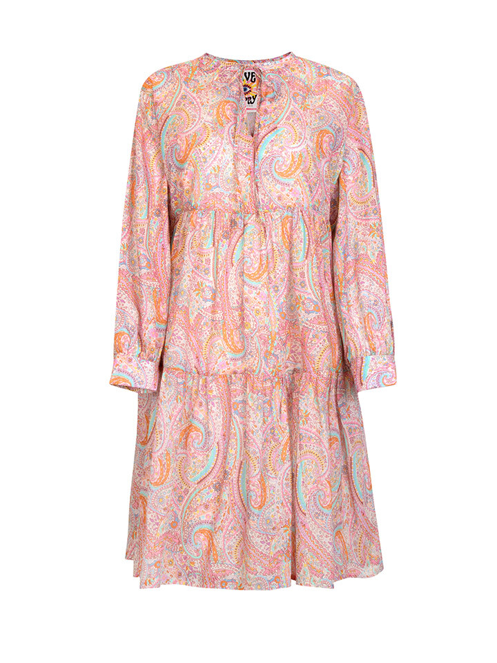 

Платье LIEBLINGSSTÜCK Estera, цвет Rosa/Hellblau/Orange