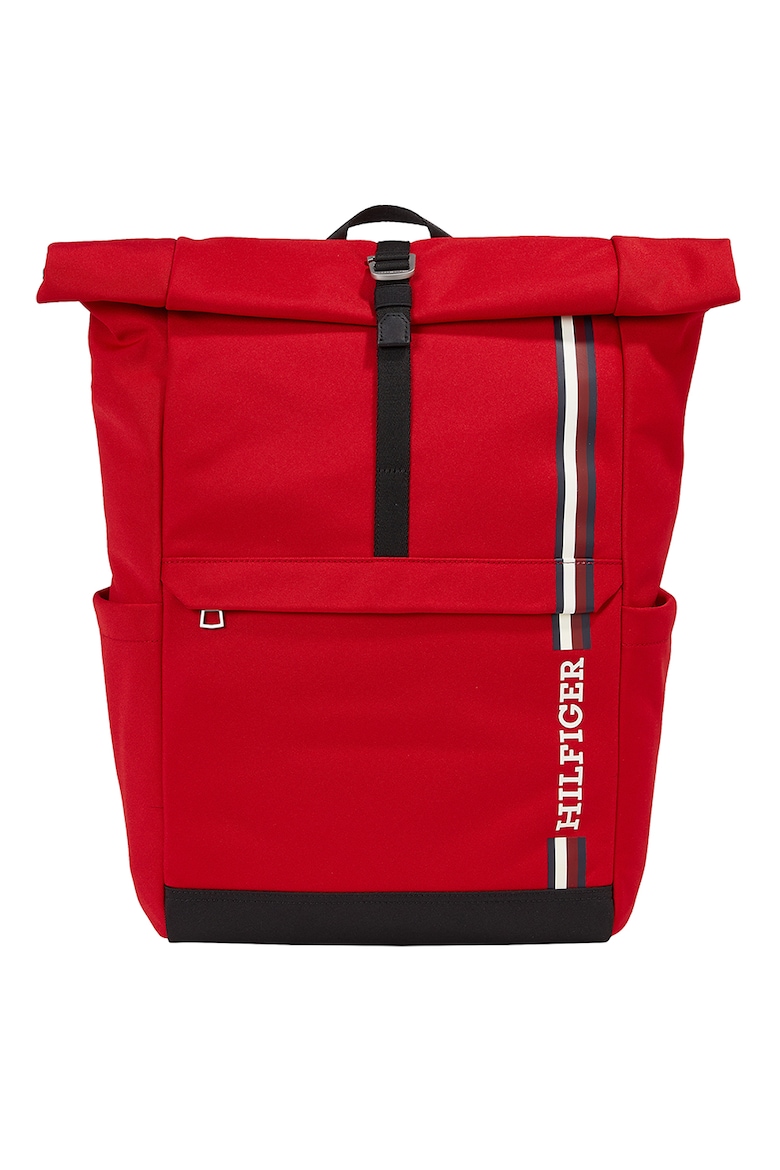 Текстильный рюкзак Monotype Rolltop с логотипом Tommy Hilfiger, красный