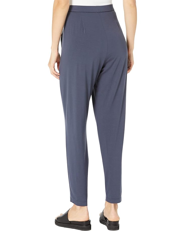 

Брюки Eileen Fisher Slouch Ankle Pants in Viscose Jersey, цвет Ocean