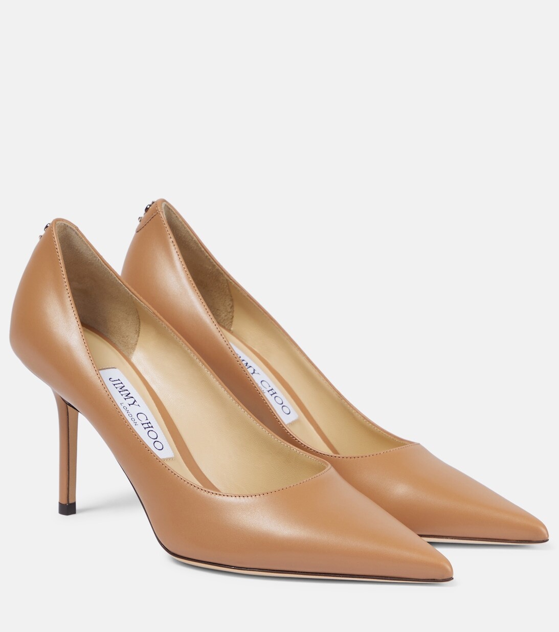 

Кожаные туфли Love 85 Jimmy Choo, нейтральный