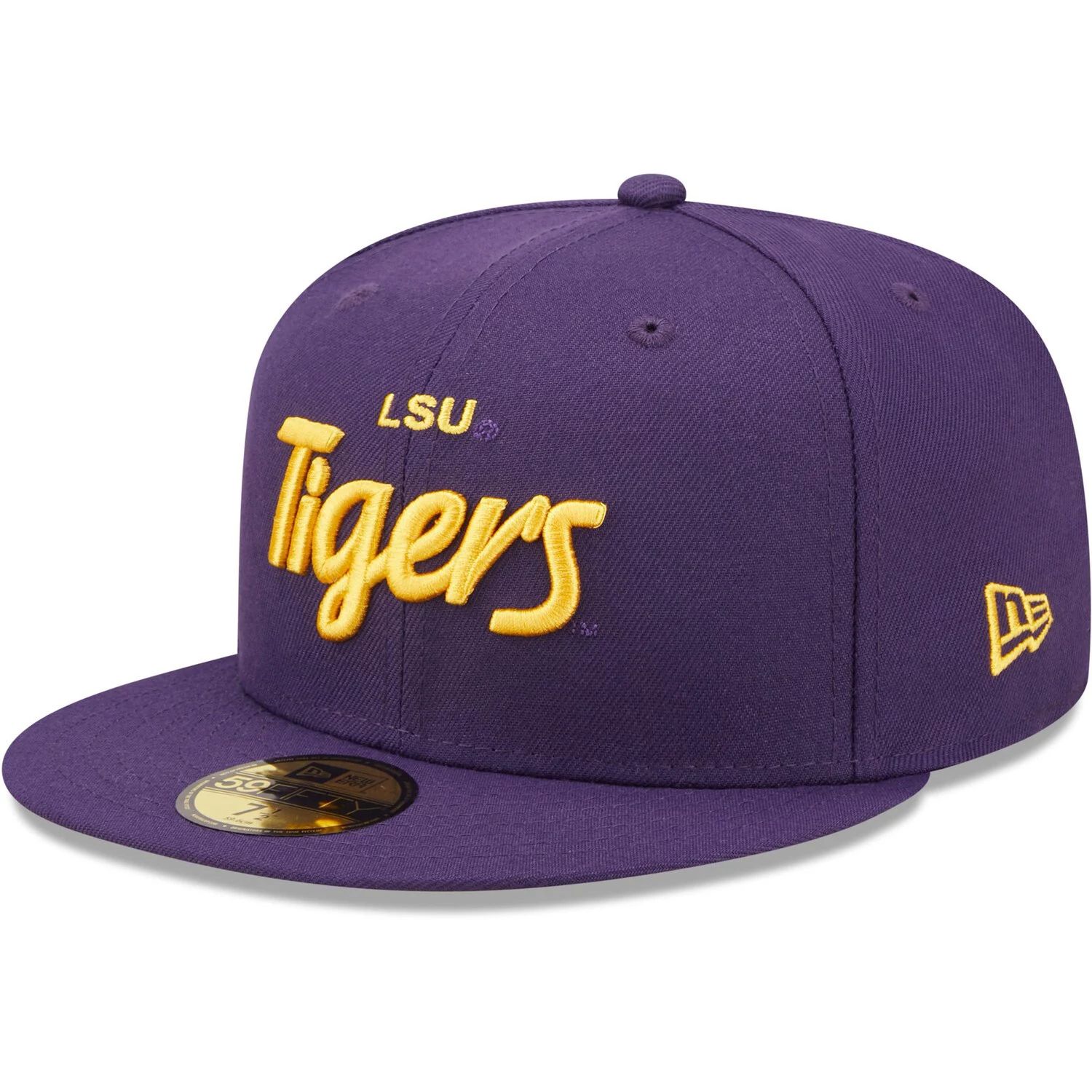 

Мужская приталенная шляпа New Era Purple LSU Tigers Griswold 59FIFTY