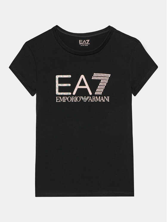 

Футболка стандартного кроя Ea7 Emporio Armani, черный