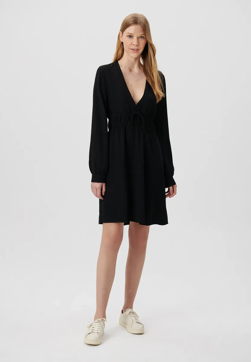 Мини-платье Mavi "MINI WOVEN DRESS", короткое платье, черный