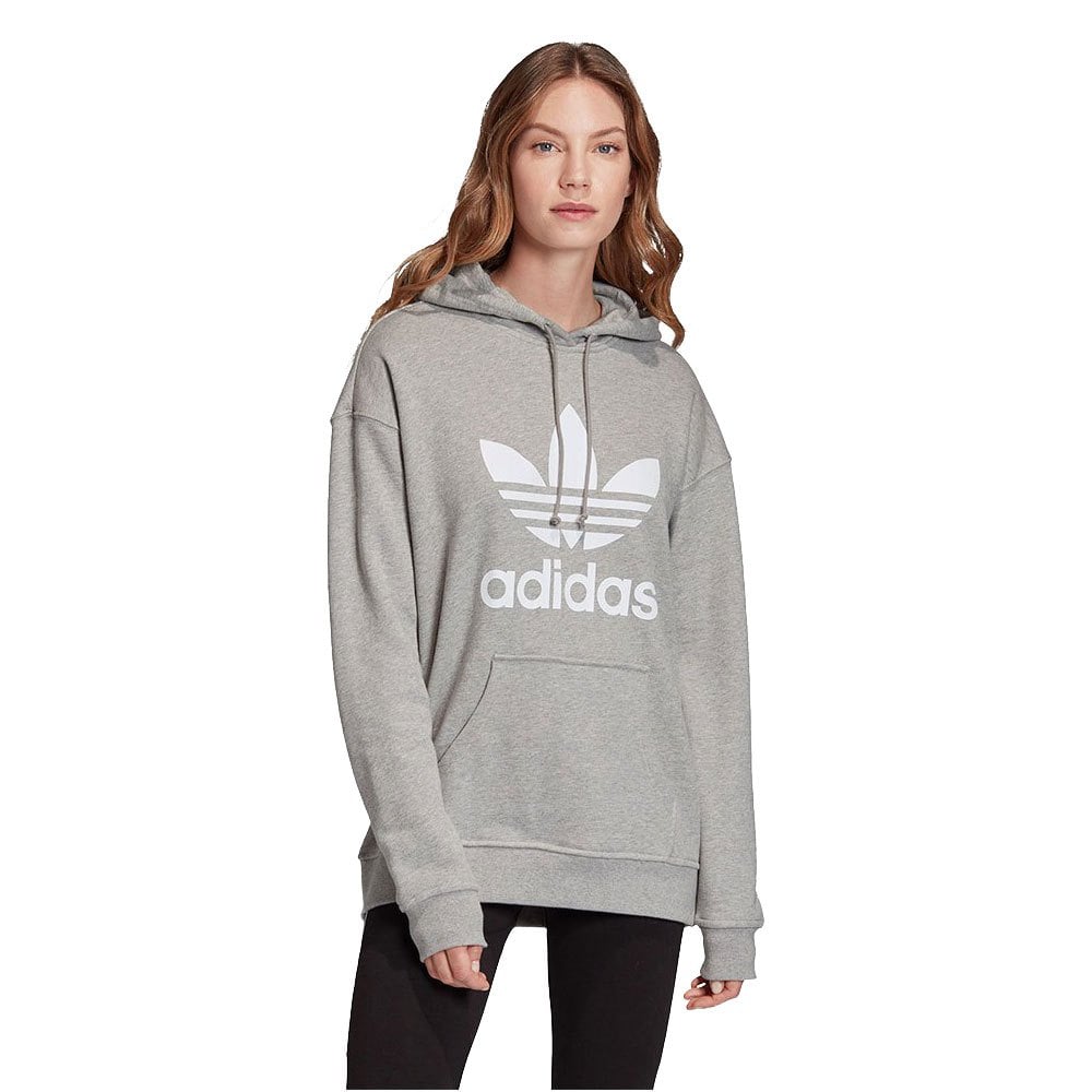 

Худи adidas Originals Trefoil, серый