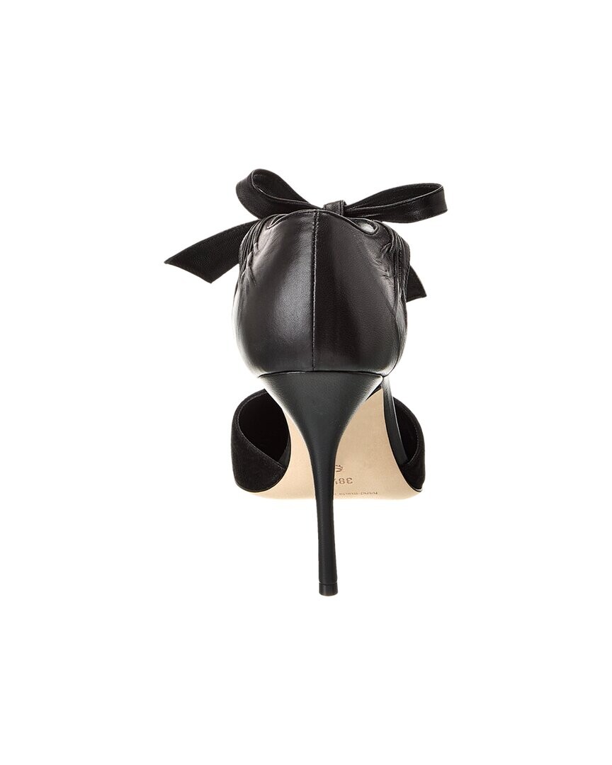 

Туфли Manolo Blahnik Boduna 105 из замши и кожи, черный
