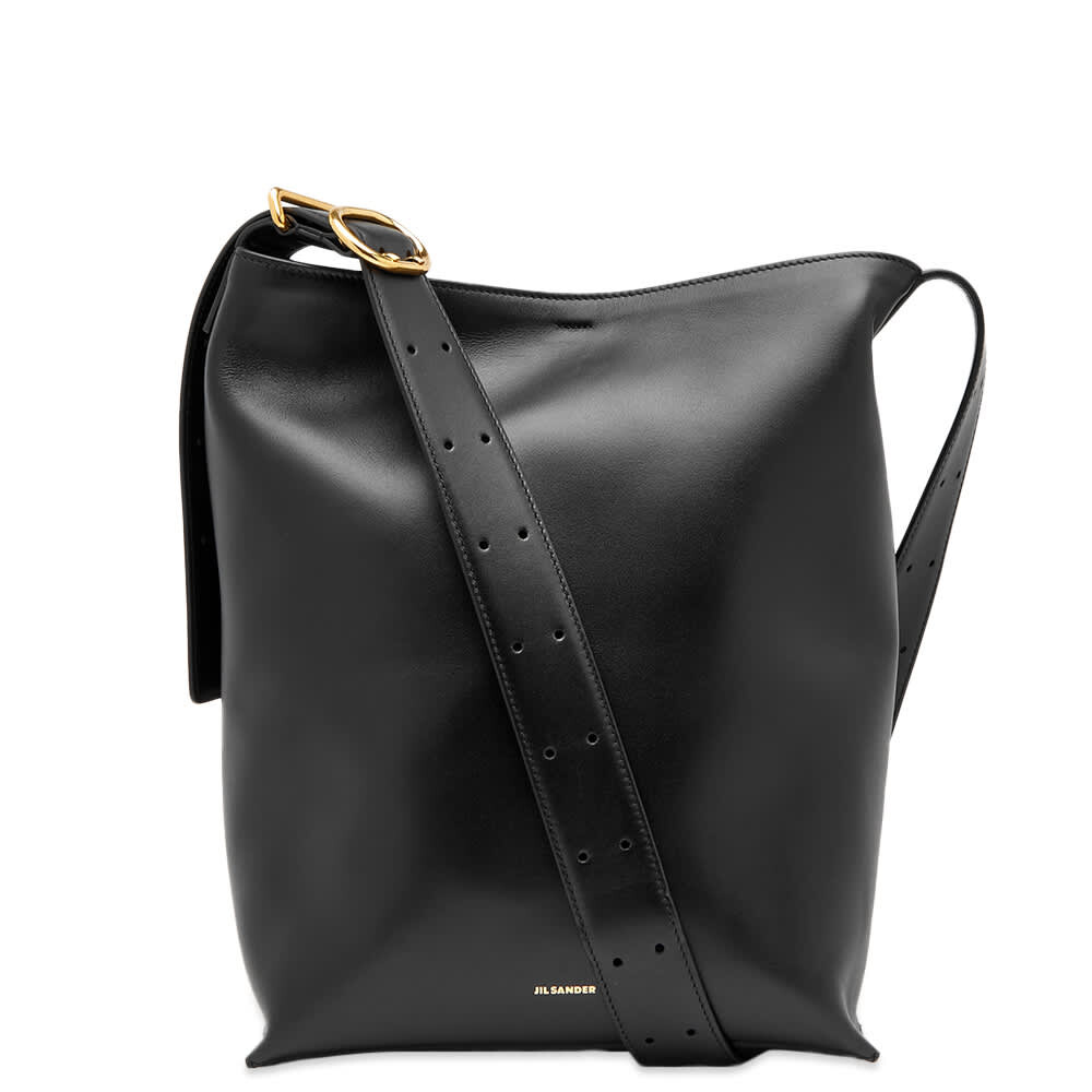 

Большая сумка Jil Sander Cannolo, черный