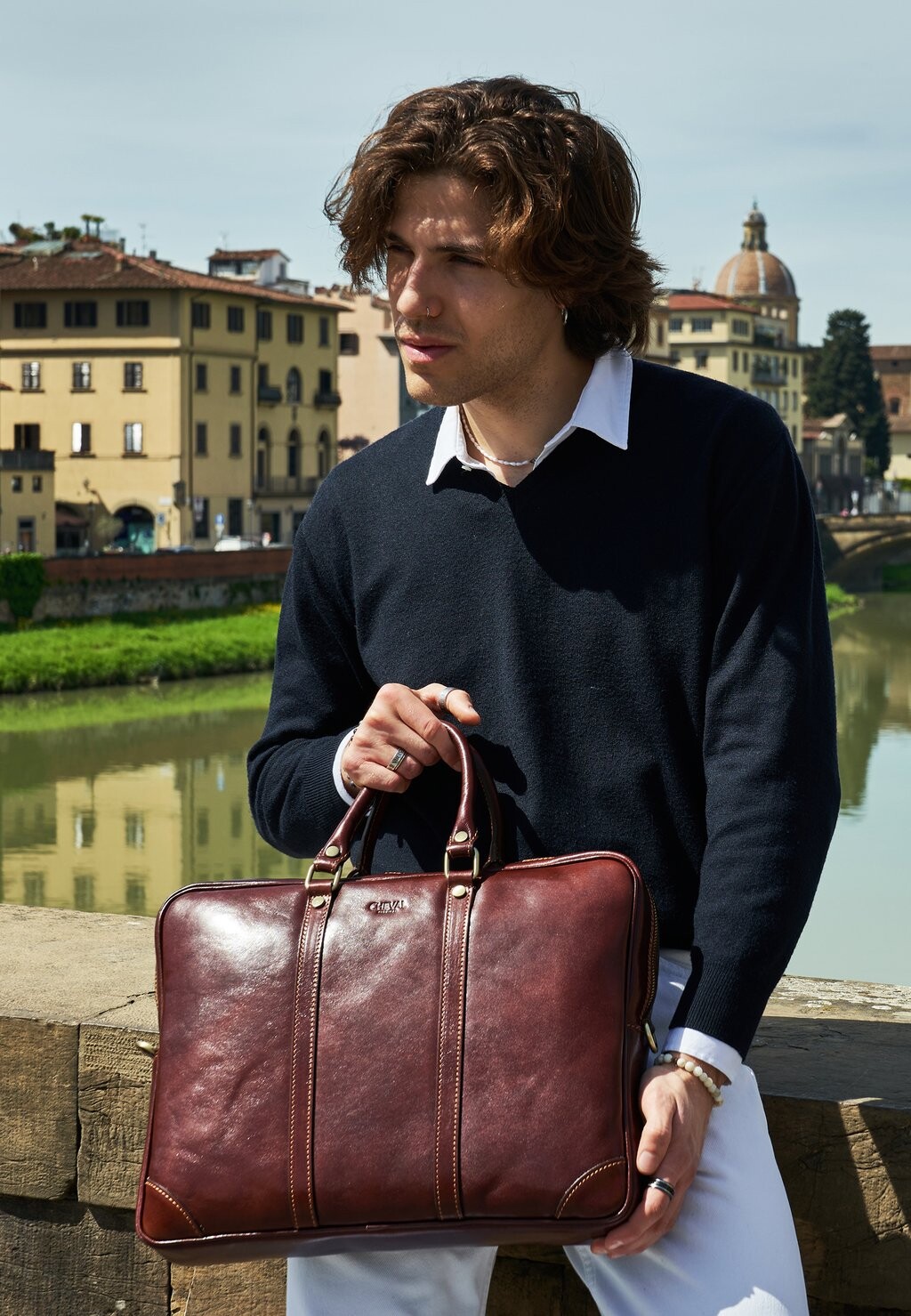 

Портфель UNISEX CHEVAL FIRENZE, коричневый