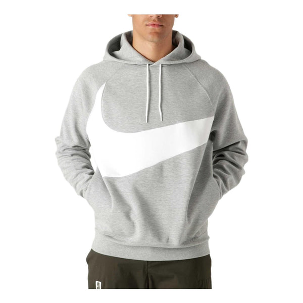 

Толстовка Nike Sportswear Swoosh Tech Fleece Pullover Hoodie 'Dark Grey Heather', серый