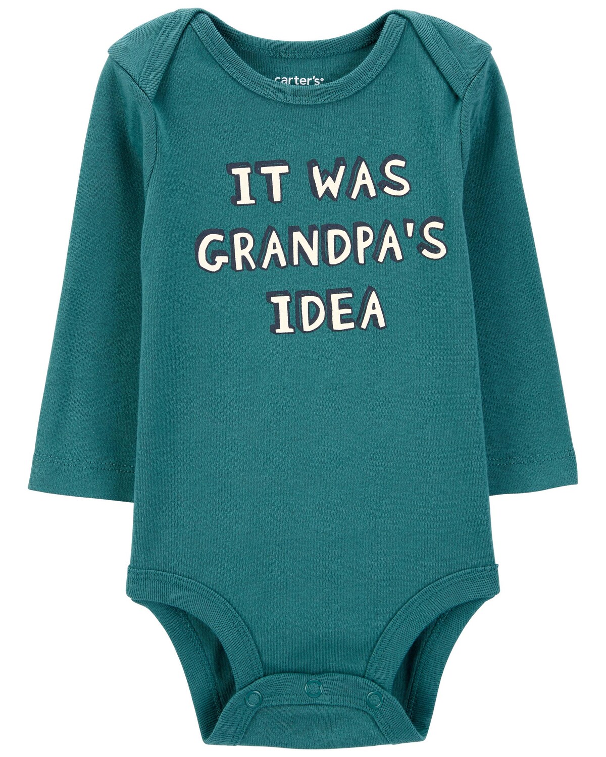 

Боди Baby Cousin Crew с длинными рукавами Carter's, бирюзовый