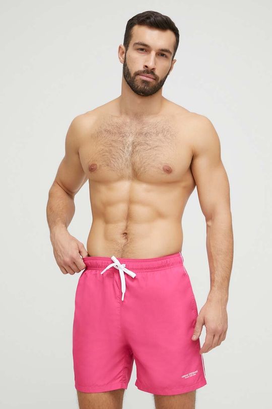 Плавки-шорты Armani Exchange, розовый цена и фото