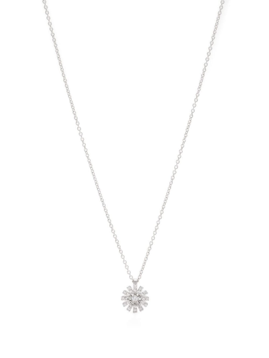 

Колье Margherita из белого золота с бриллиантами Damiani, серебряный