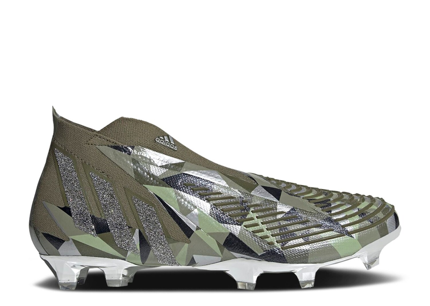 

Кроссовки adidas Swarovski X Predator Edge+ Fg 'Focus Olive Crystal', зеленый, Зеленый;серый
