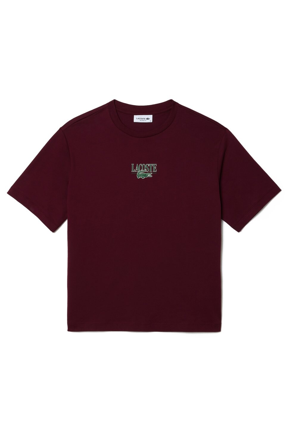 

Футболка с принтом Lacoste, Бордо