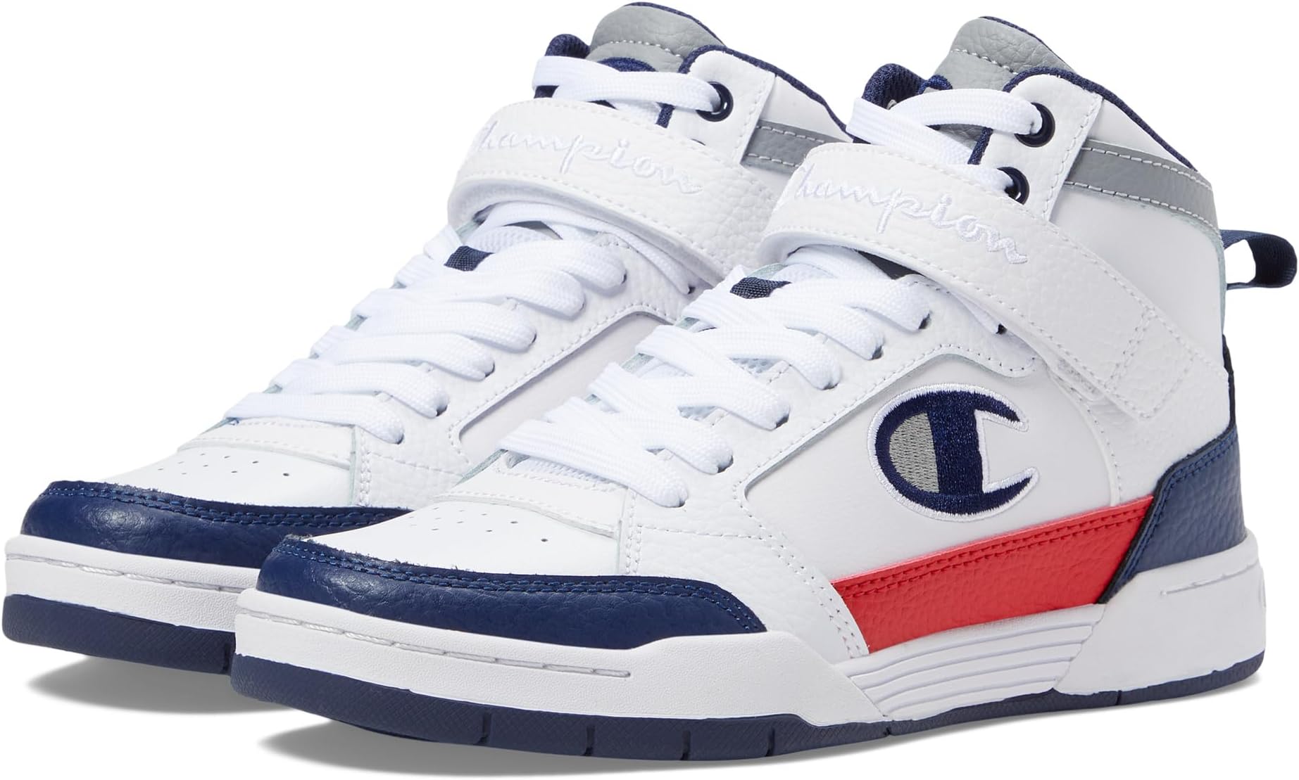 

Кроссовки Arena Power Hi Champion, цвет White/Navy/Scarlet