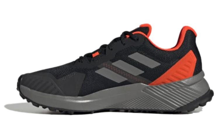 

Кроссовки adidas Terrex Soulstride Trail Core Black Grey Solar Red, черный