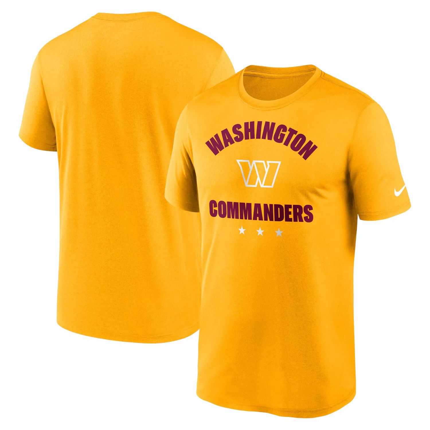 

Мужская футболка Nike Gold Washington Commanders Arch Legend