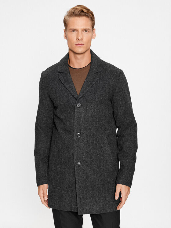 

Переходное пальто стандартного кроя Jack&Jones, серый