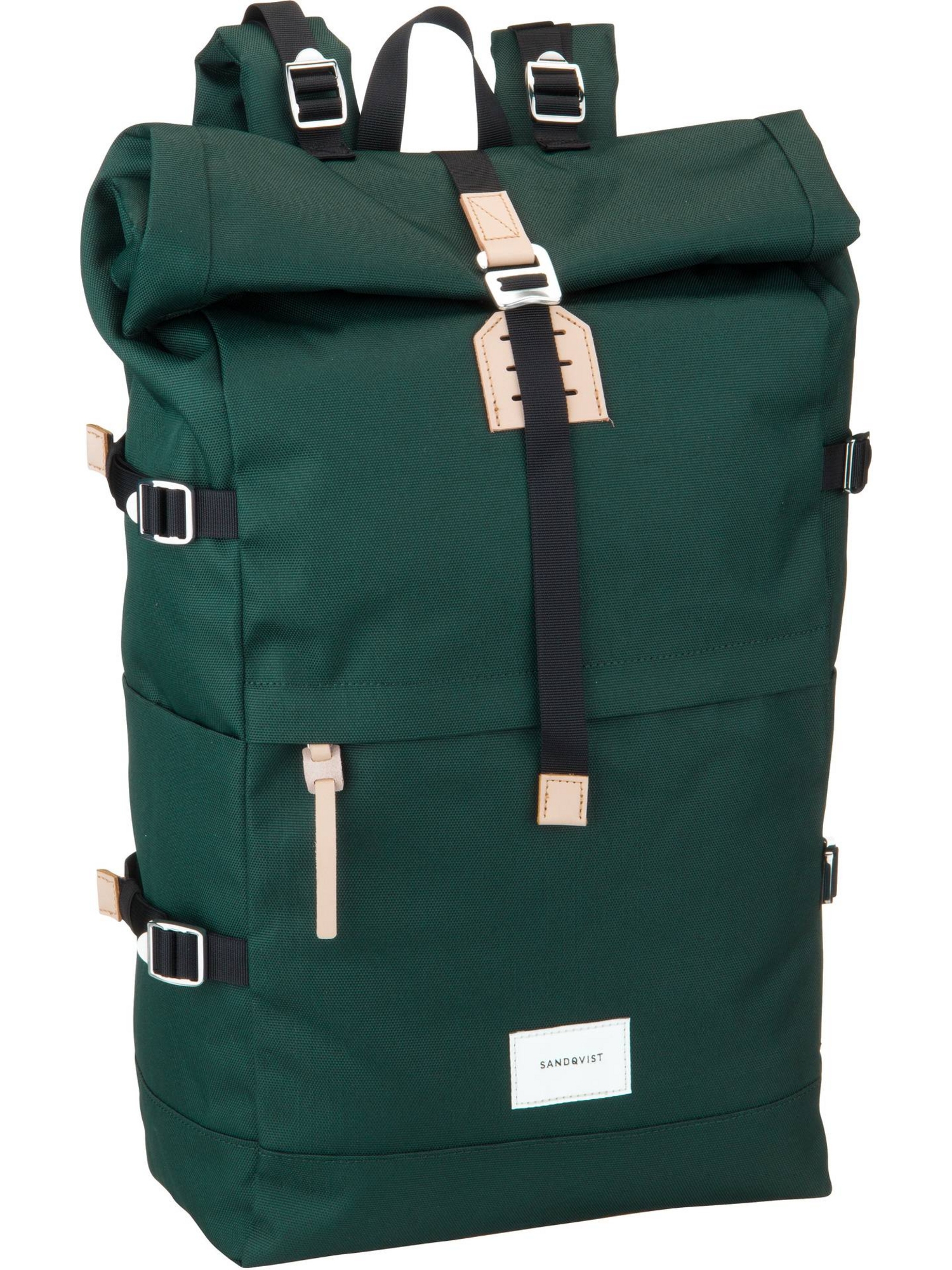 Рюкзак SANDQVIST Laptop Bernt Rolltop Backpack, цвет Dark Green