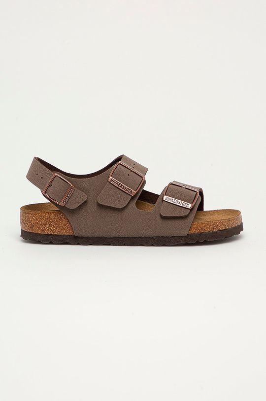 Миланские кожаные сандалии Birkenstock, коричневый