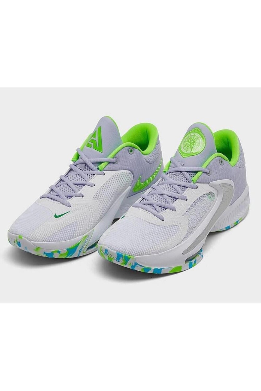 

Баскетбольные кроссовки - белые - на плоской подошве Nike, белый