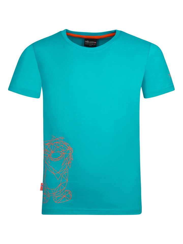 

Спортивная футболка Trollkids Funktionsshirt Oppland, синий