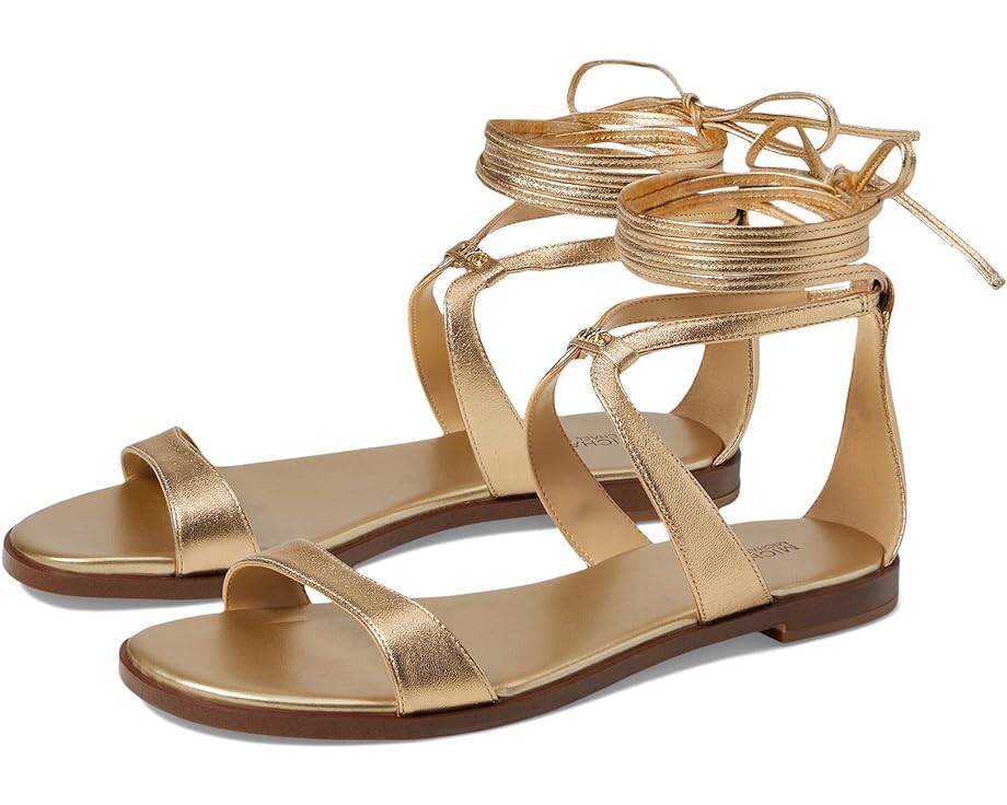 

Туфли на плоской подошве MICHAEL Michael Kors Amara Flat Sandal, золотой, Желтый