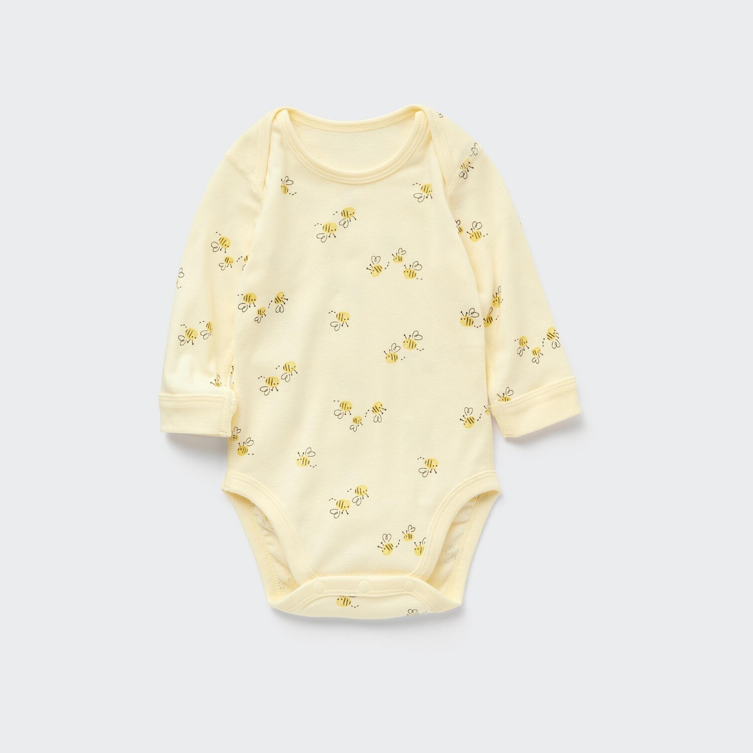 

Боди UNIQLO Joy of Print с длинным рукавом, желтый