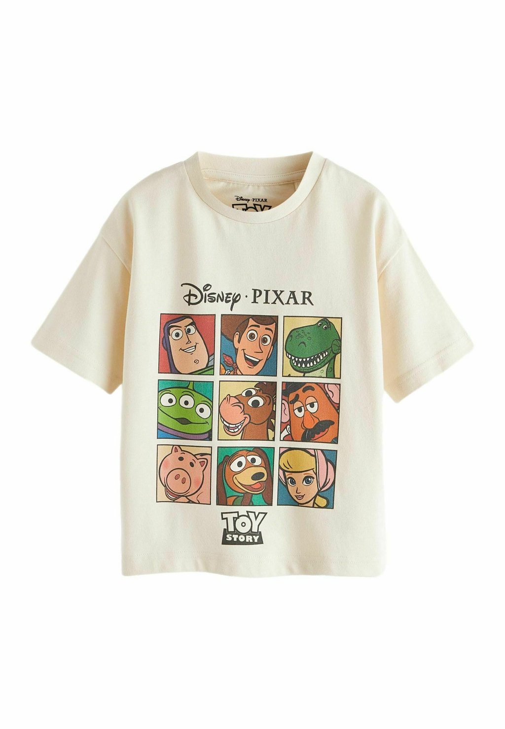 

Футболка с принтом TOY STORY SHORT SLEEVE REGULAR FIT Next, цвет ecru cream