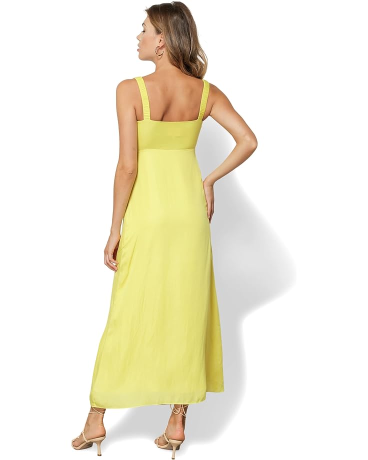 Платье line and dot Brooke Midi Dress, цвет Lemon