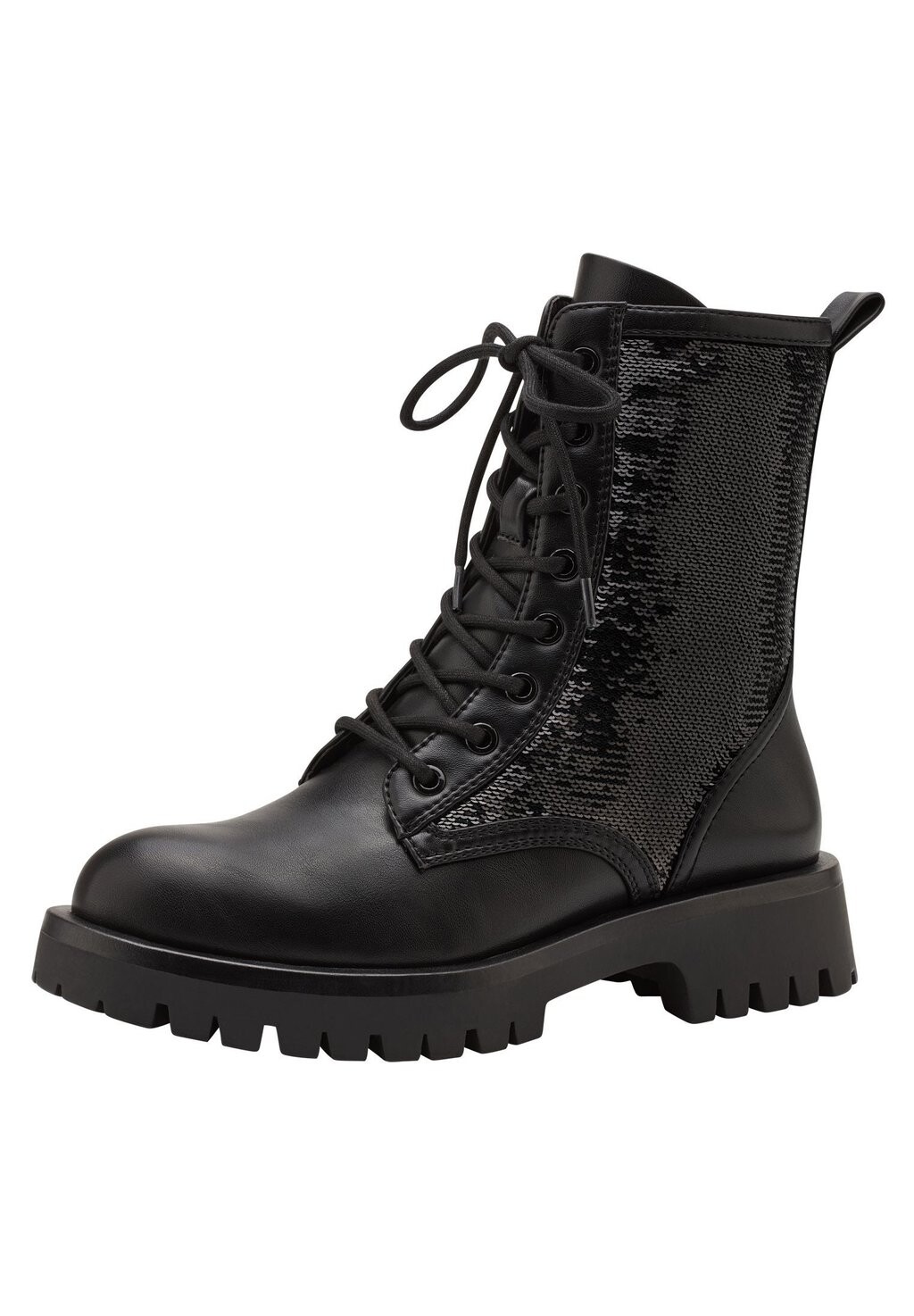 

Ботинки со шнурками Tamaris, цвет black