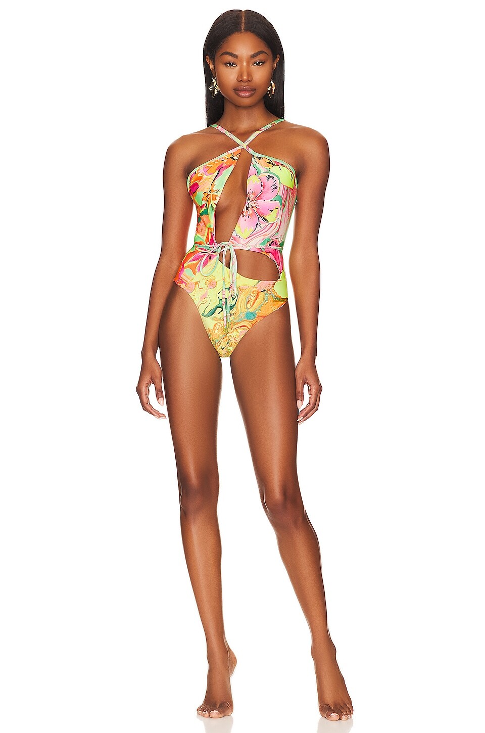 

Купальник Agua Bendita x REVOLVE Betsy, цвет Makie Floral