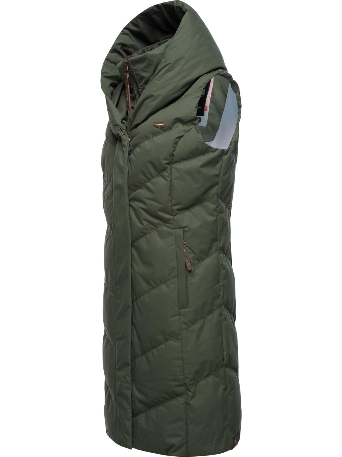 

Утепленный жилет ragwear Natalka Vest, цвет Dark Olive