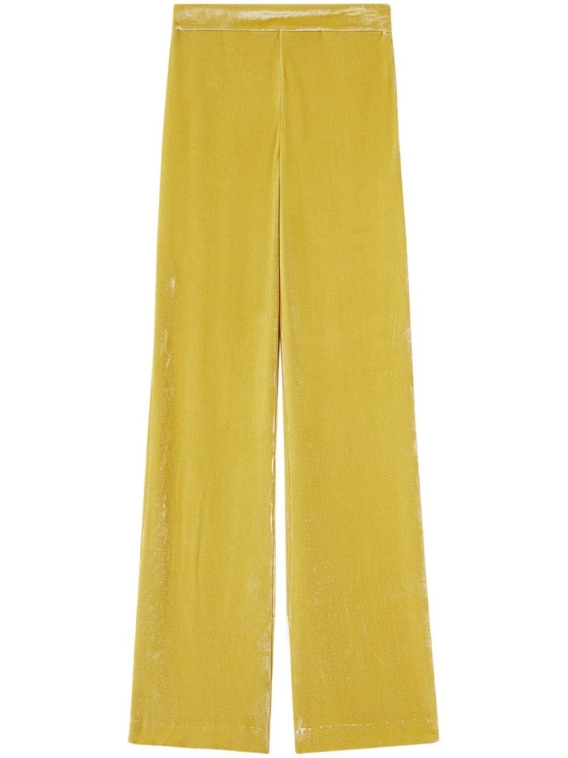 

Jil Sander бархатные брюки прямого кроя, желтый