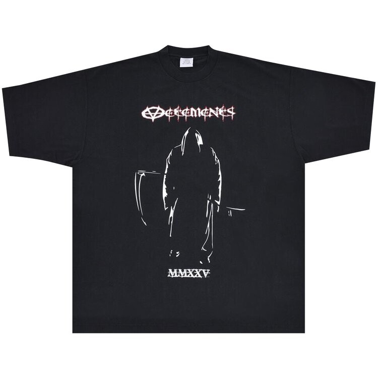

Футболка Vetements Reaper Logo T-Shirt, черный