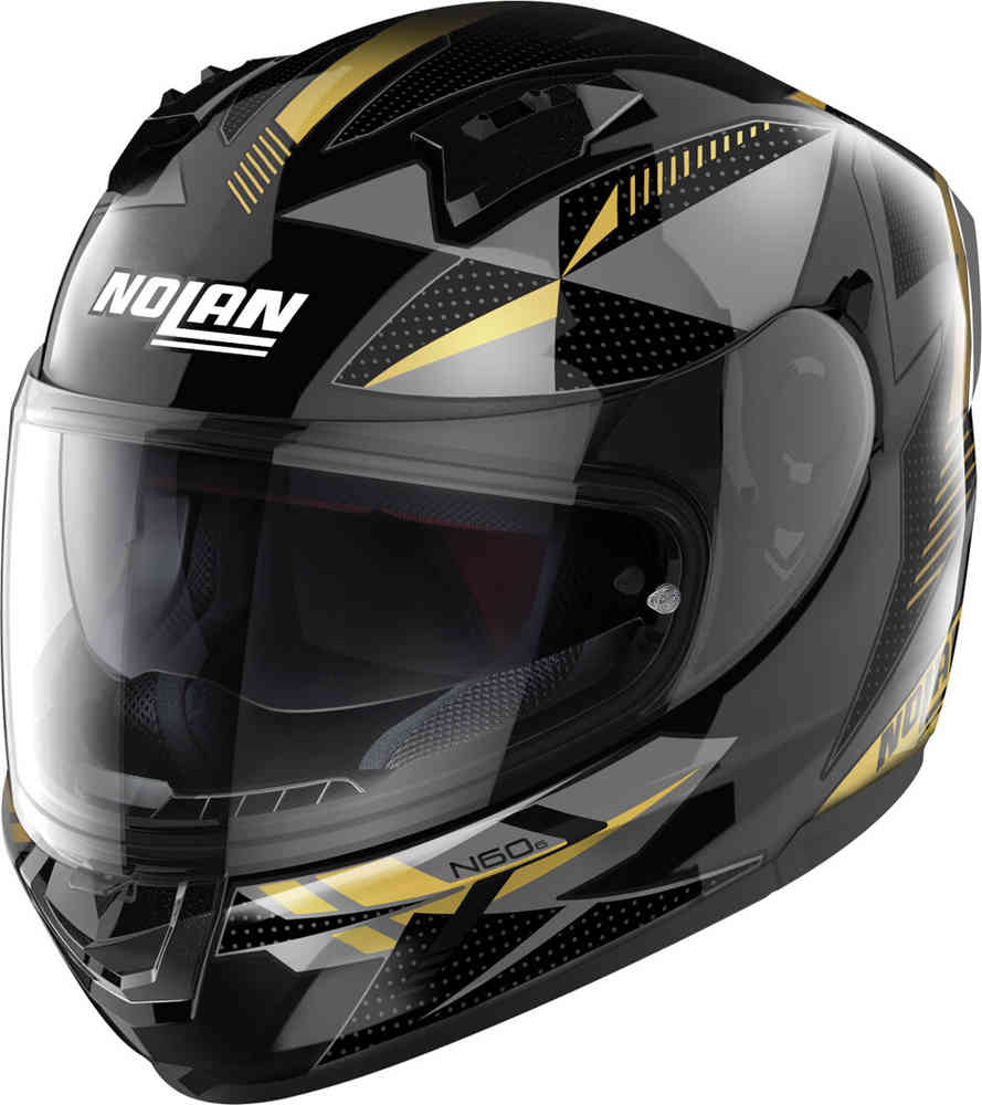 N60-6 Электромонтажный шлем Nolan, черный/серый/золотой