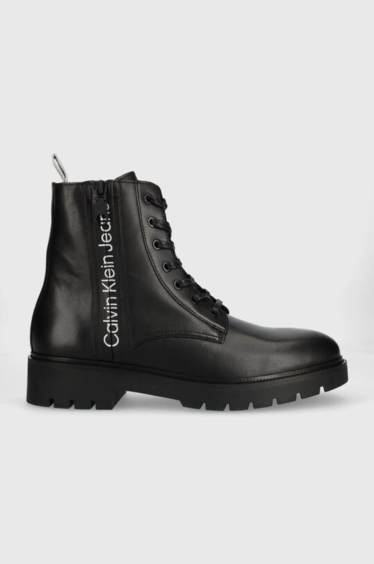 

Кожаные ботинки Calvin Klein Jeans, черный