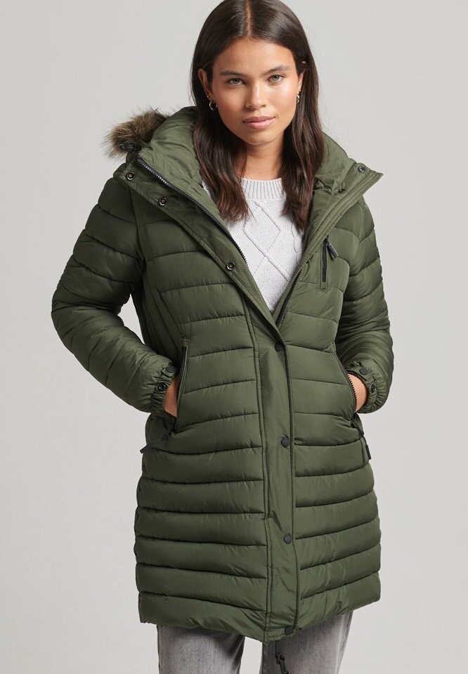 

Зимнее пальто Superdry, Серый