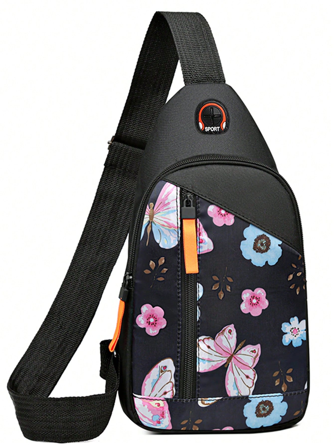 мужская нагрудная сумка через плечо вместительная сумка через плечо для пешего туризма кемпинга Нагрудная сумка, многоцветный